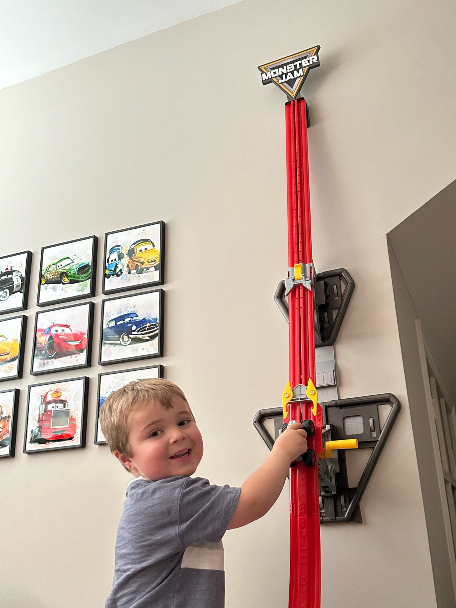 Henry loves his monster jam track! Great gift idea for older toddlers. It says 5+ but he is almost 4 (in October) and can easily maneuver it. 

#LTKfindsunder100 #LTKkids #LTKfamily