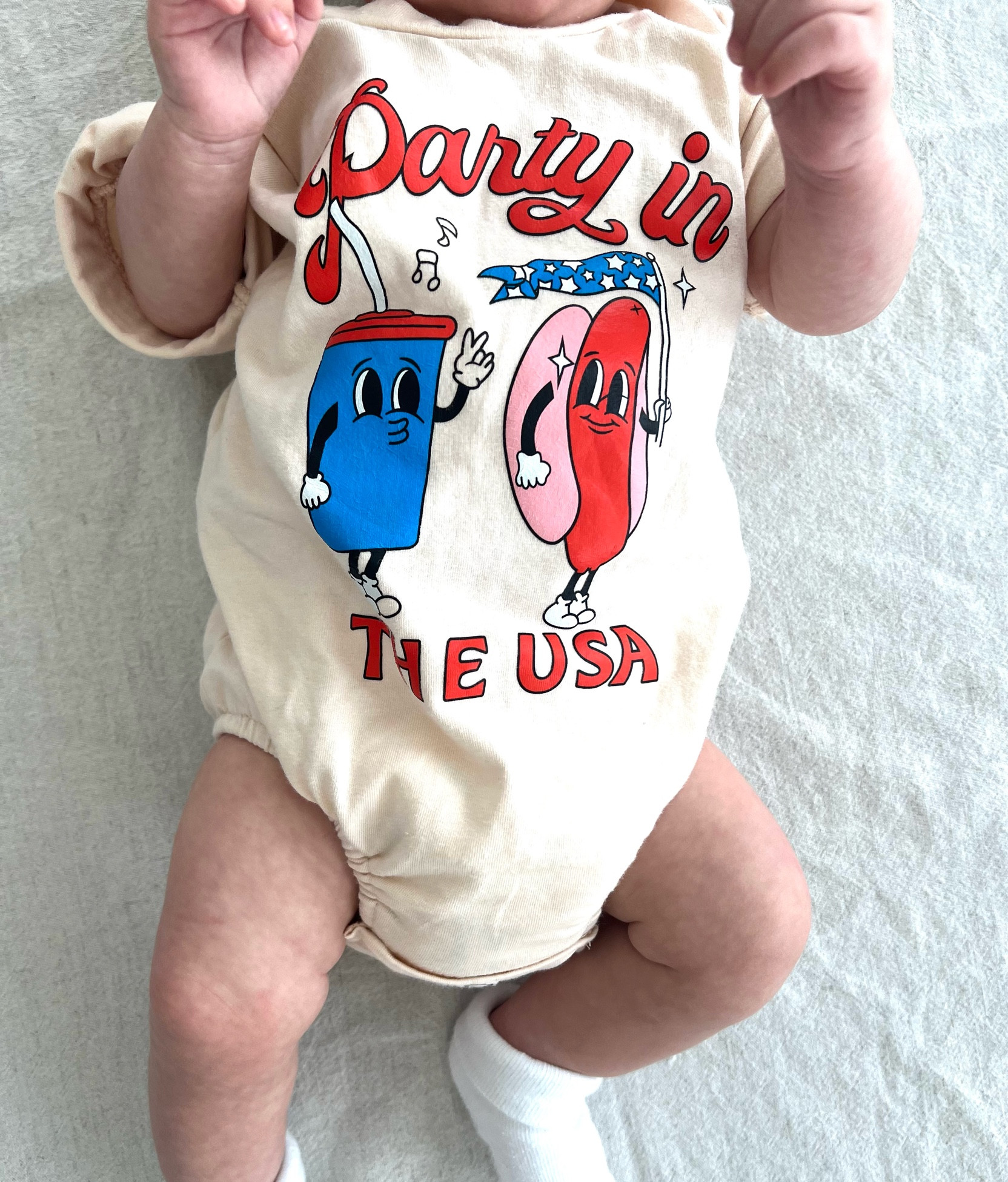 Cutest baby outfit for July 4th! 🌭  🥤 
