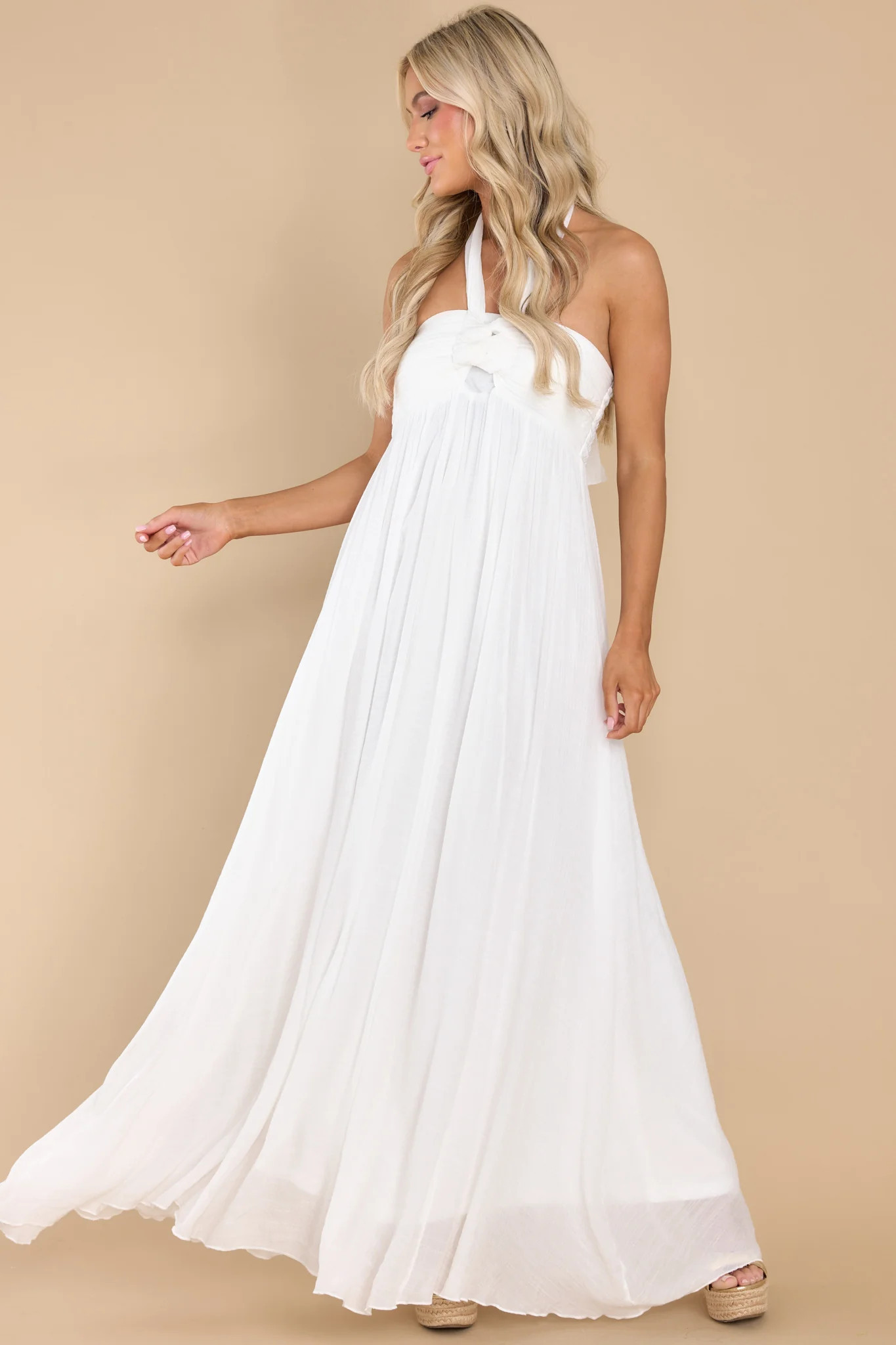 Dream Of You White Maxi Dress | Red Dress 