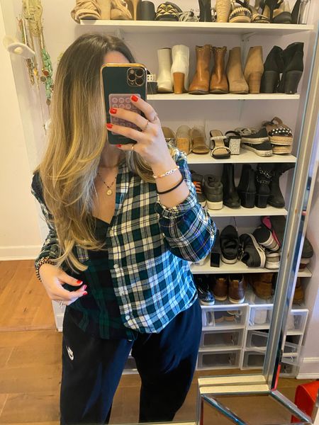 This gap flannel is so comfy and perfect to transition to warmer weather. Will also link THE BEST sweatpants and my #1 red polish!! 

Opi nail polish, loungewear, sweatpants, gap, Nike, red nail polish, phone case 

#LTKbeauty #LTKsalealert #LTKfindsunder50