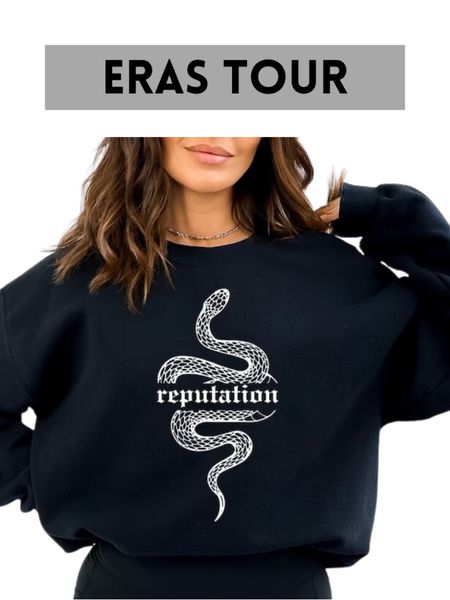 Taylor swift reputation sweatshirt l. Eras Tour movie.

#LTKfindsunder50 #LTKparties #LTKSeasonal
