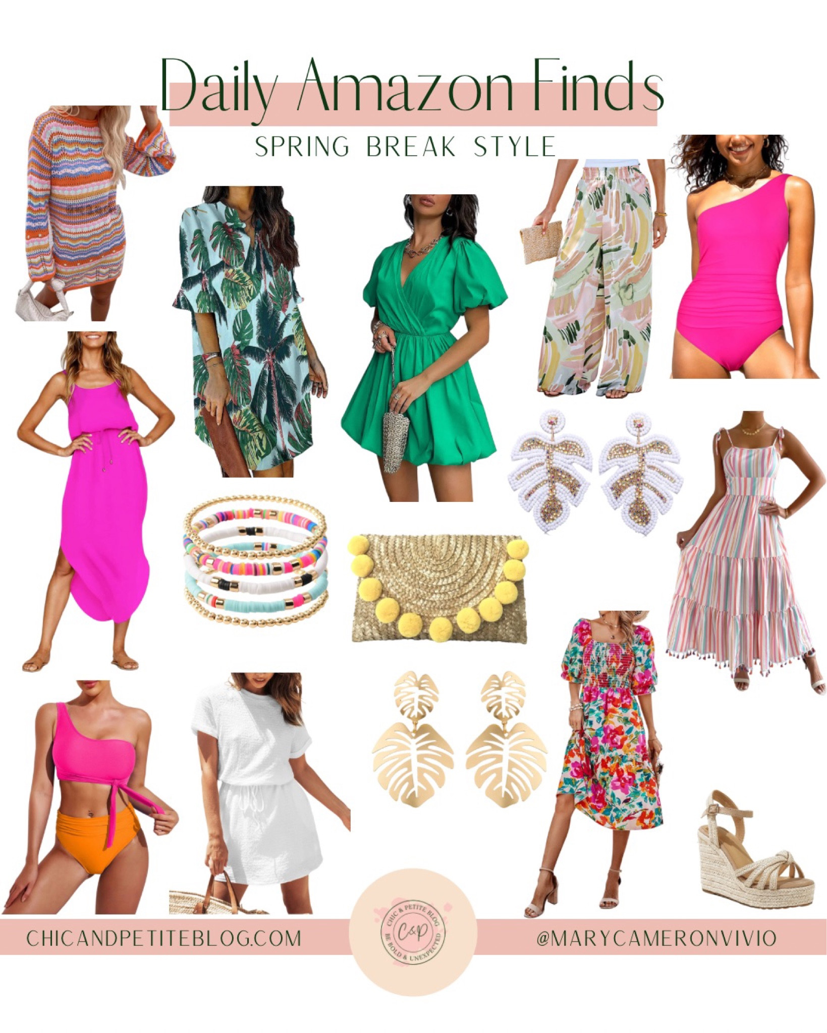 Amazon Finds: Spring Break Style

resort wear | spring dress | vacation outfit | swimsuit | swimwear | spring break | beach vacation

#LTKstyletip #LTKFind #LTKunder100
