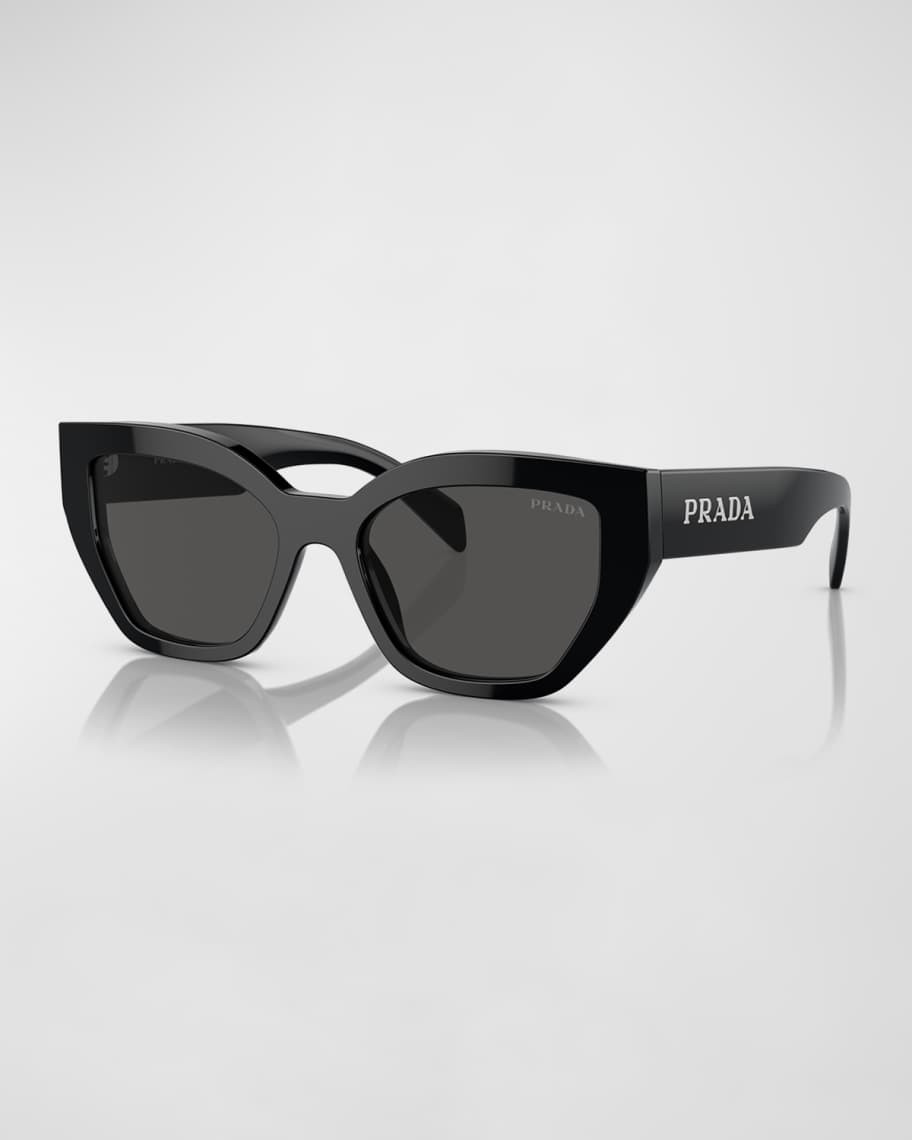 Prada Bold Acetate Butterfly Sunglasses | Neiman Marcus