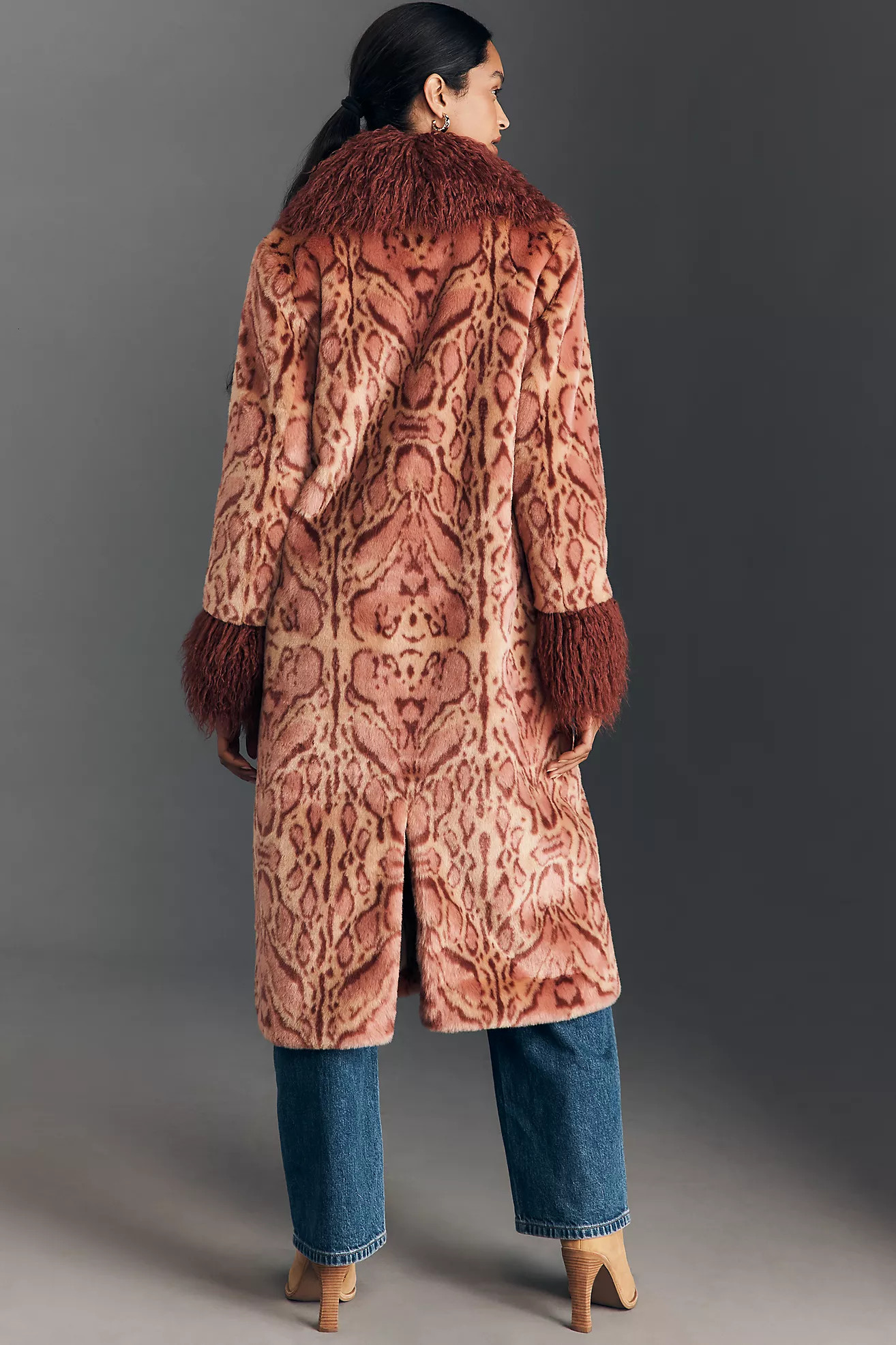 Unreal Fur Cuvee Rose Faux-Fur Coat | Anthropologie (US)