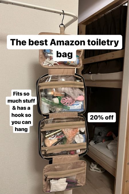 Amazon finds! This Amazon toiletry bag is great. It’s able to fit so much and it has a hook so you can hang! Click below to shop. 😀😃😃 have a great day! 

Prime day deals

#LTKGiftGuide #LTKtravel #LTKitbag