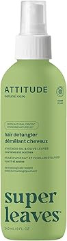 ATTITUDE Detangling Spray, EWG Verified, Plant-Based Ingredients, Vegan, Olive Leaves, 8 Fl Oz | Amazon (US)