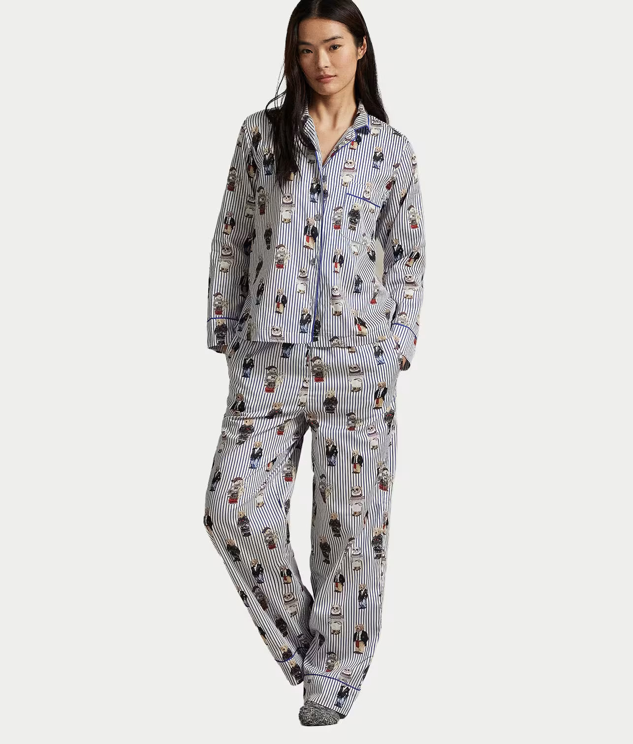 Heritage Polo Bear Woven Pajama Set — Bare Necessities | Bare Necessities