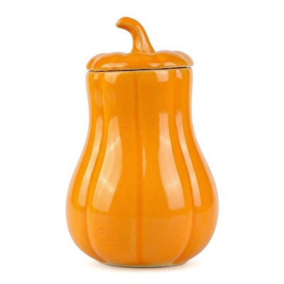 REGALWOVEN Ceramic Decorative Jar with Airtight Lid, Halloween Decorative Canister - Cute Autumn Decor Pumpkin Shape 2.9"L x 2.9"W x 4.5"H | Target