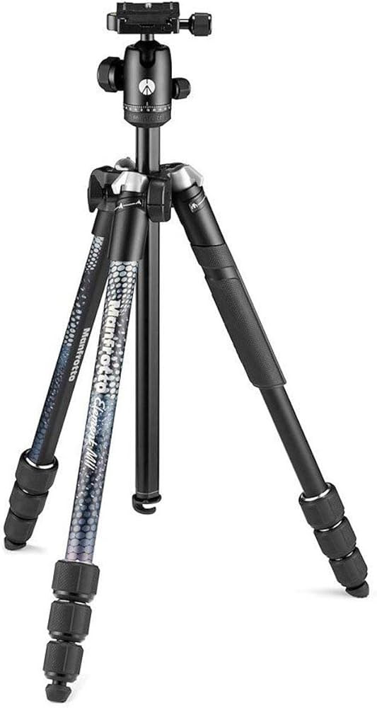 Manfrotto Element MII MKELMII4BK-BH, Lightweight Aluminium Travel Camera Tripod, with Carry Bag, ... | Amazon (US)