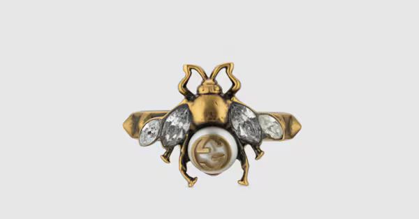 Bee ring with Interlocking G | Gucci (US)