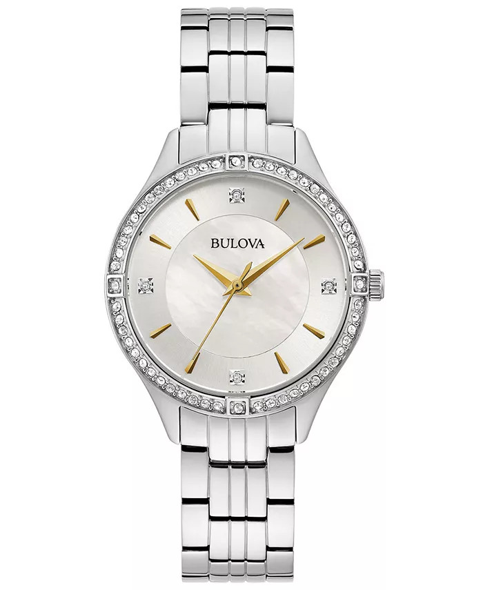 Women's Crystal Stainless Steel Bracelet Watch 32mm, Created for Macy's | Macy's