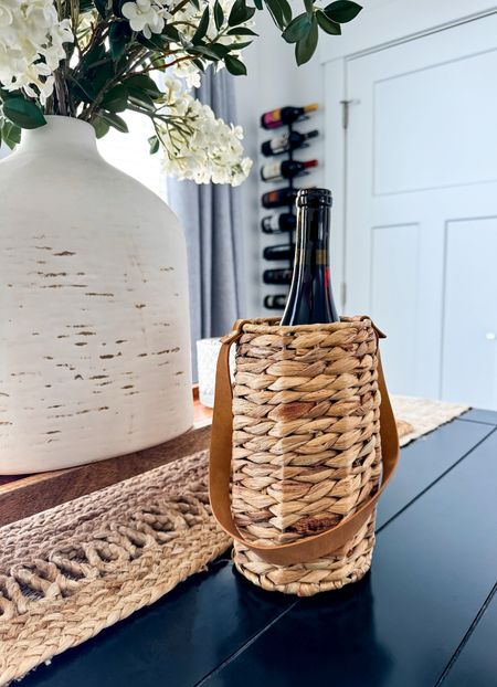 The cutest bottle holder came home with me. Would be a great gift with a bottle of wine or champagne for a house warming, birthday or even Mother’s Day. 

Woven Bottle Carrier • Bottle Holder • Gift Idea • Mothers Day • Entertaining 

#wovenbottlecarrier #giftidea #mothersday #gift

#LTKsalealert #LTKGiftGuide #LTKhome