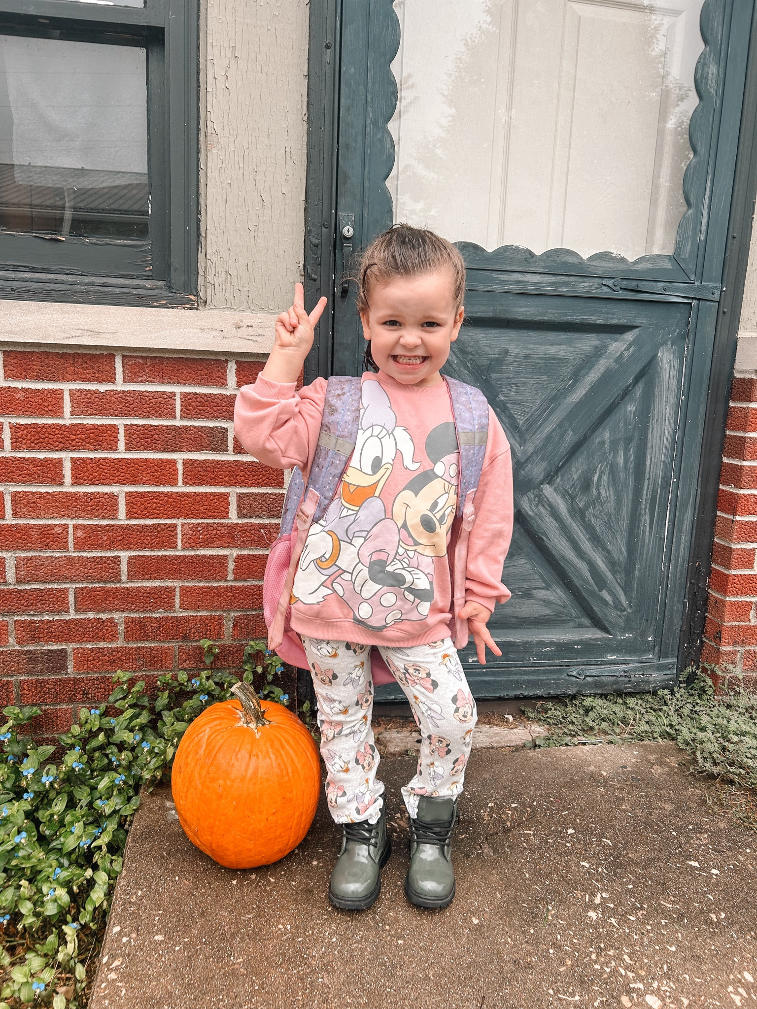 Cutie girl ready for pre k! Rocking the Walmart Minnie Mouse Set! 

#LTKBaby #LTKHalloween #LTKKids