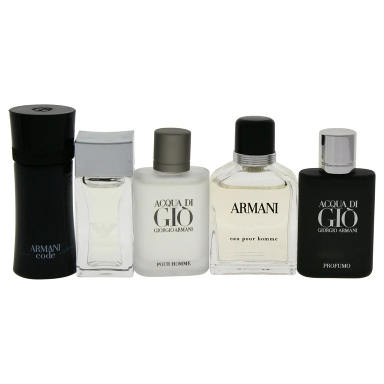 Giorgio Armani Mini Cologne Gift Set for Men, 5 Pieces - Walmart.com | Walmart (US)