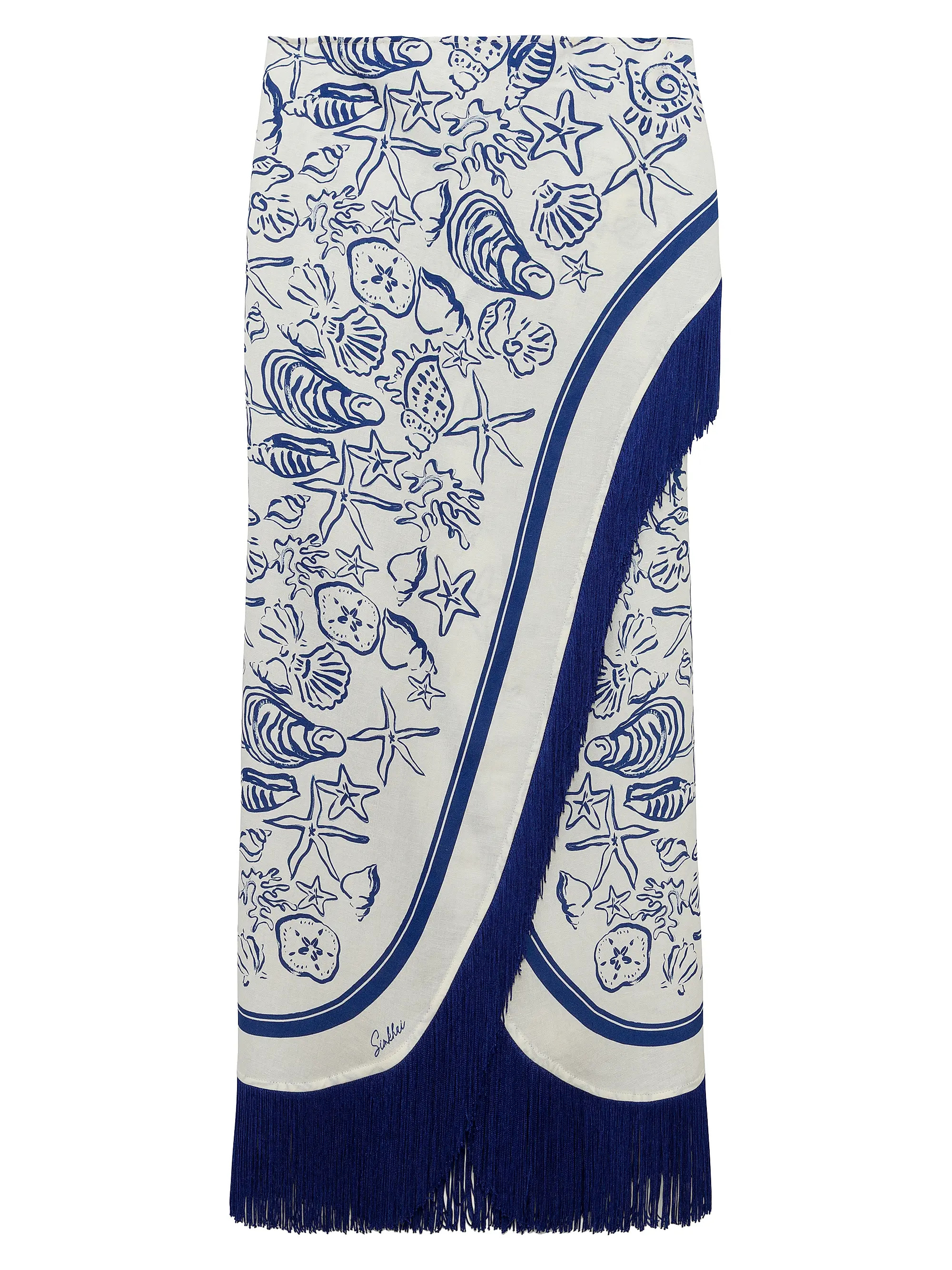 Russo Printed Fringe Pareo | Saks Fifth Avenue