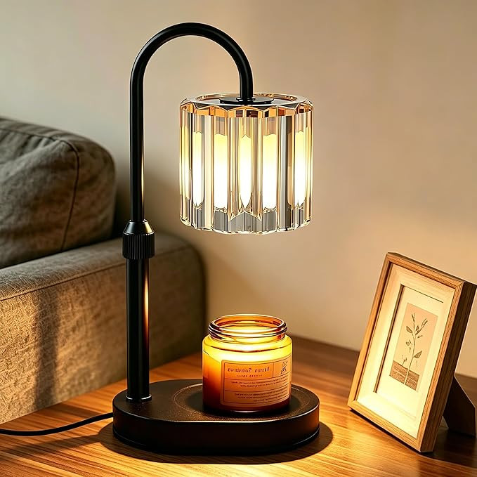 Candle Warmer Lamp with Timer and Dimmer, Adjustable Height Candle Warmer for Candle, Birthday Gi... | Amazon (US)