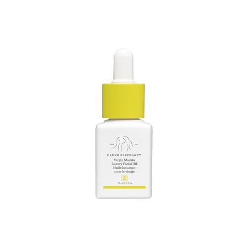 Drunk Elephant Virgin Marula Luxury Facial Oil - 15 ml/.5 fl oz - Face Oil - Clean Clinical Skincare - Cruelty-Free - Dermatologist-Tested - Free of Essential Oils, Silicones, and Fragrance | Amazon (US)