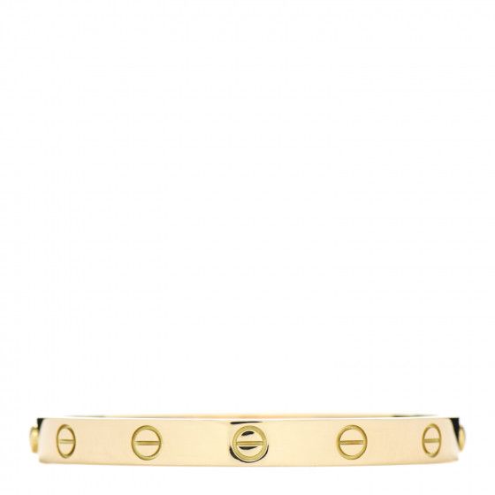 CARTIER 18K Yellow Gold LOVE Bracelet 16 | FASHIONPHILE | Fashionphile
