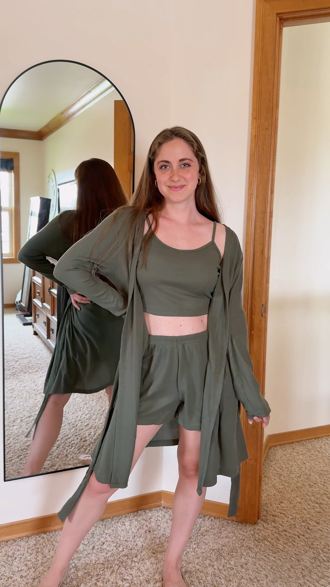 The best pajama and lounge sets on Amazon. So comfortable and fit great—I’m wearing size medium in all and they feel soooo nice!