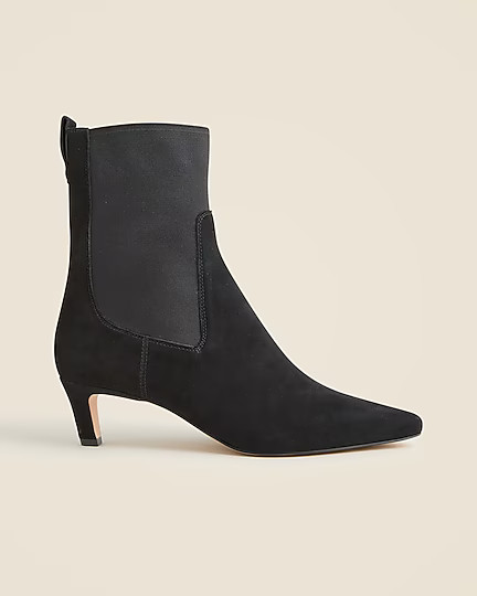Stevie pull-on boots in suede | J. Crew US