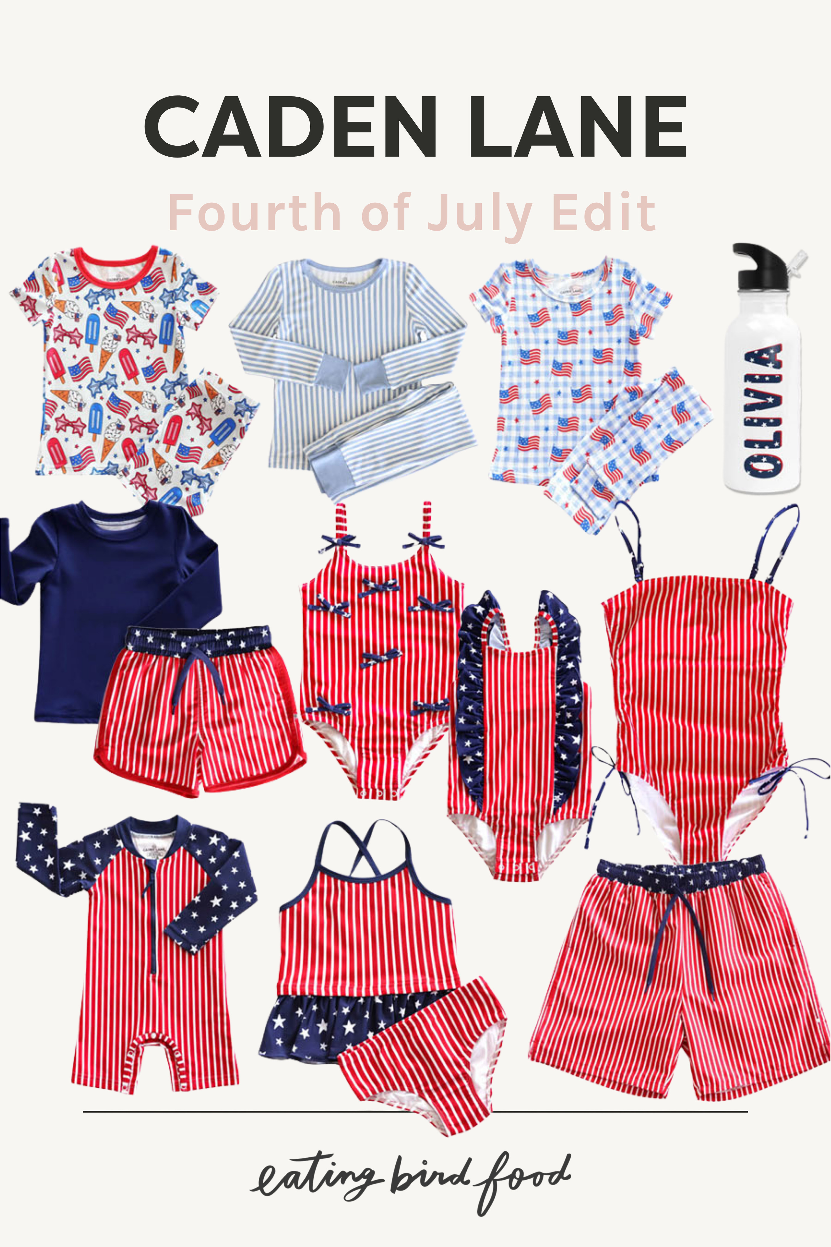 Caden Lane Fourth of July Edit | Caden Lane Patriotic Kids Pjs | Caden Lane Patriotic Kids Swimsuits 

 #LTKSeasonal #LTKSwim #LTKKids