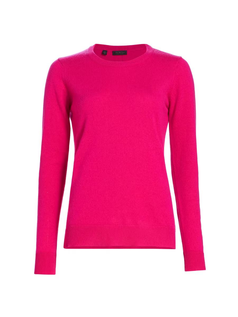 Crewneck Cashmere Pullover Sweater | Saks Fifth Avenue