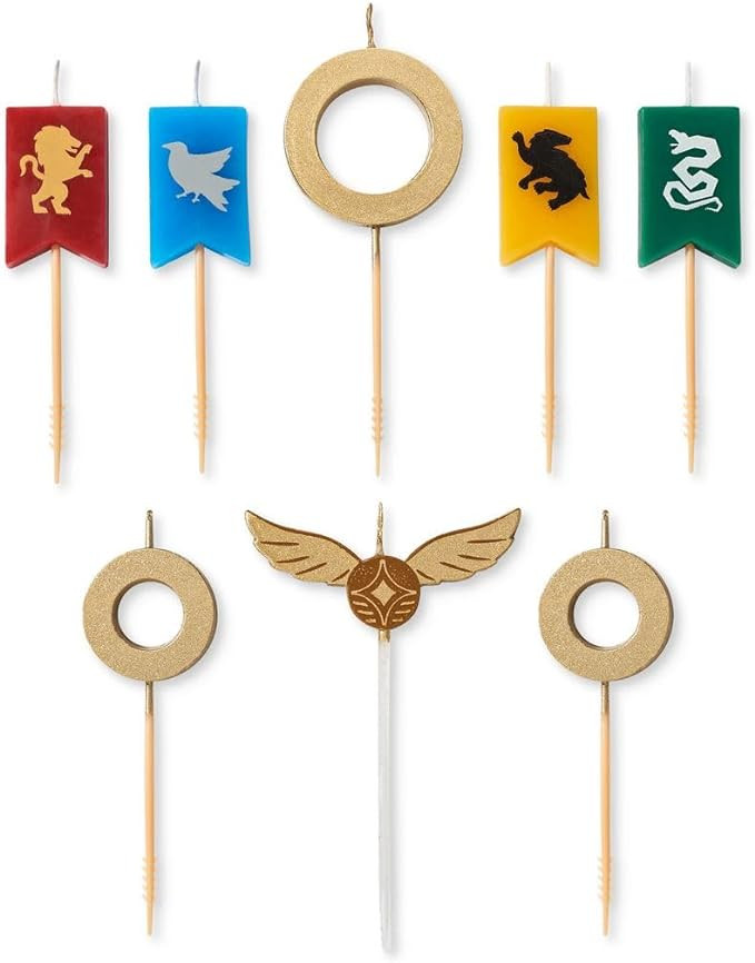 Papyrus Birthday Candles, Harry Potter Quidditch Cake Topper (8-Count) | Amazon (US)