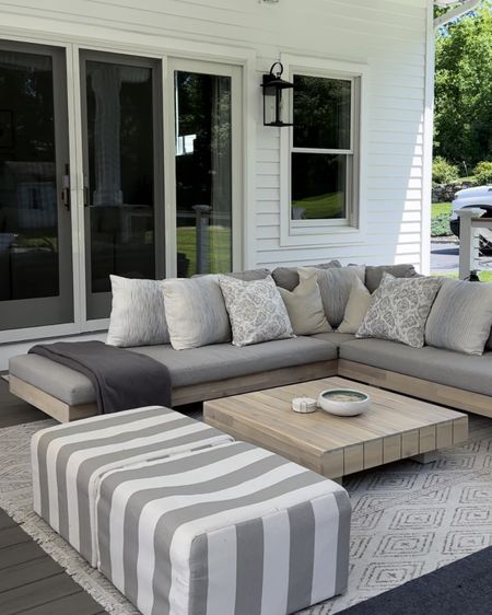 Outdoor sofa is from Article but you can get the look for less  

#LTKStyleTip #LTKSeasonal #LTKSaleAlert