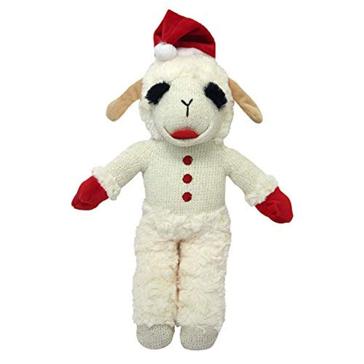 Multipet Dog Standing Holiday Lamb Chop with Santa Hat (Small (8")) | Amazon (US)