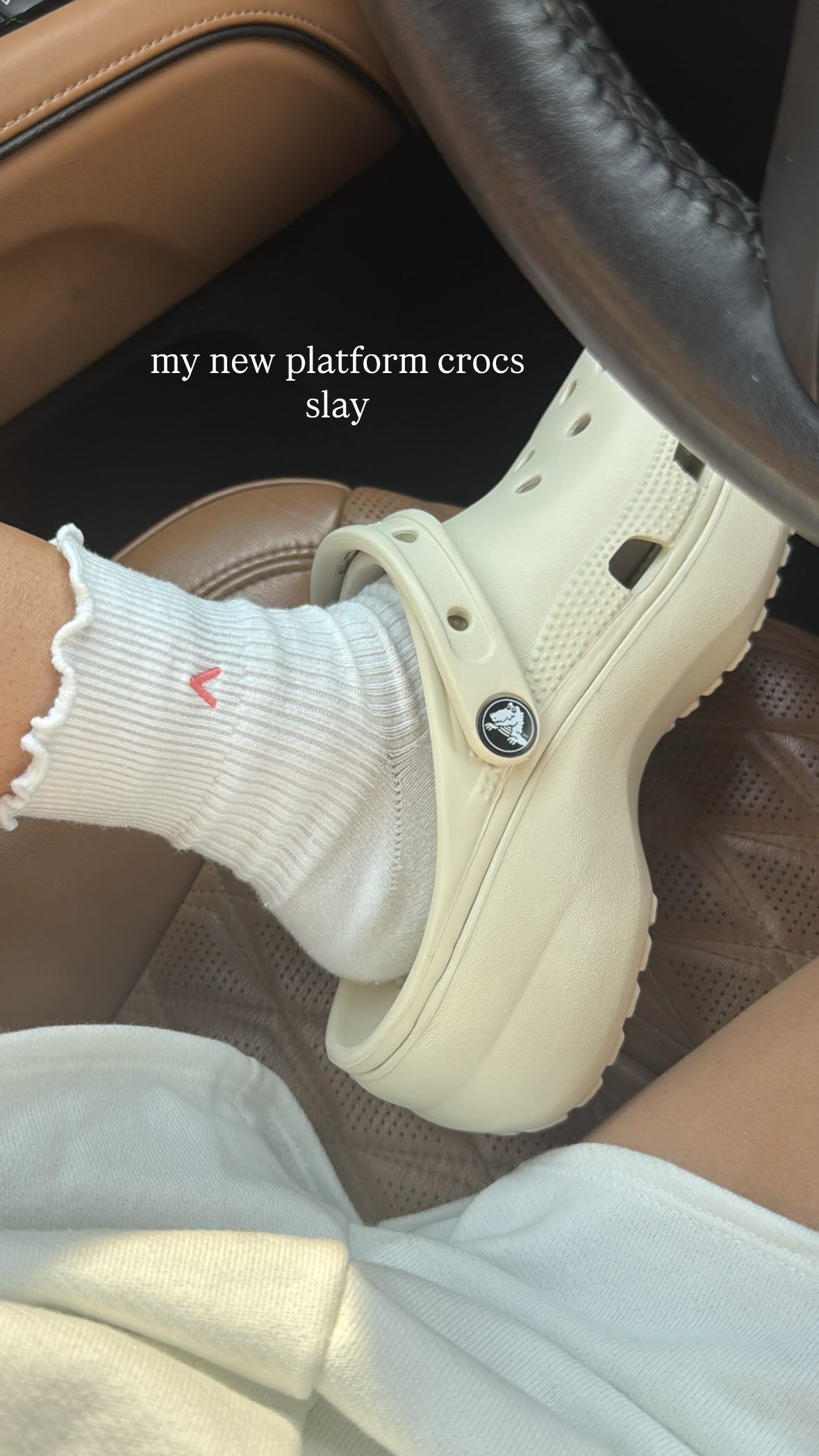 my new platform crocs slay 

 #LTKStyleTip #LTKShoeCrush