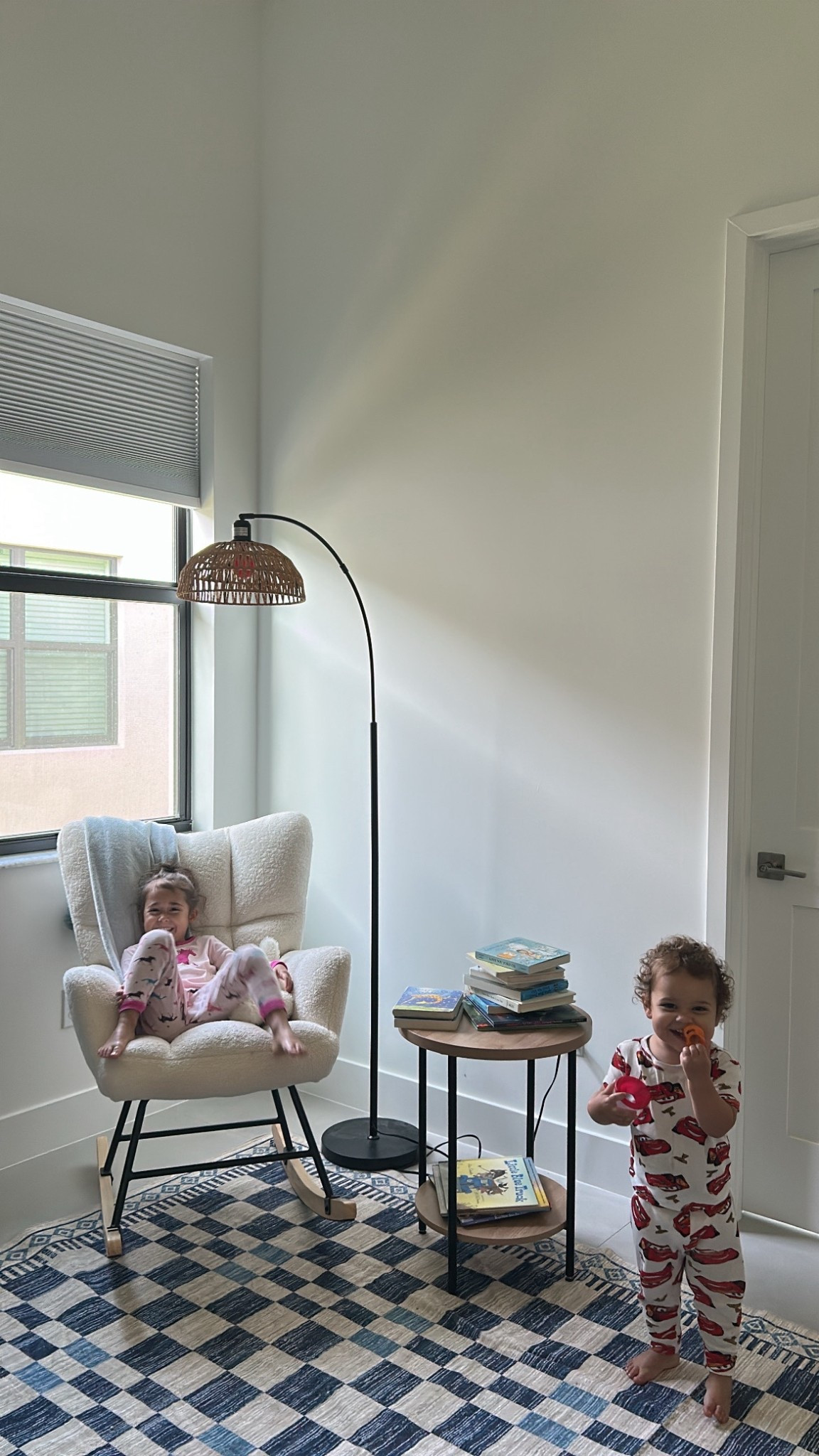Enzo’s room is slowly coming together! New rug, old nursery rocker, table & lamp. Still all perfect. Amazon and Target finds. 

#LTKmomlife #LTKdayinmylife #LTKHome