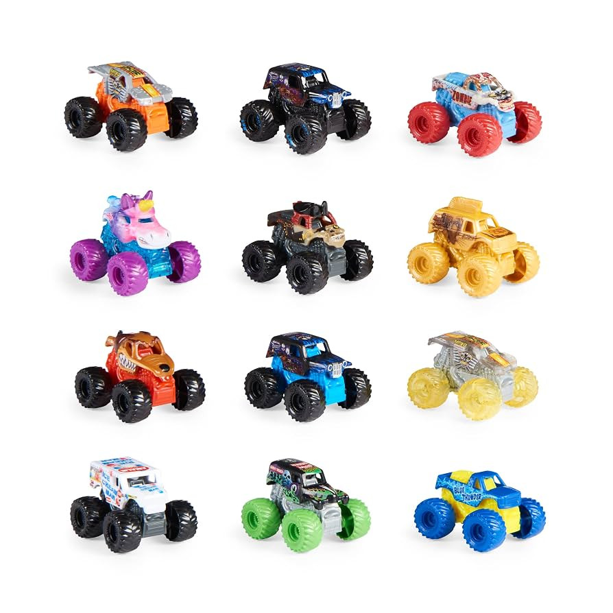Monster Jam, Official Mini Mystery Collectible Monster Truck 12-Pack, 1:87 Scale, Great Gift for ... | Amazon (US)