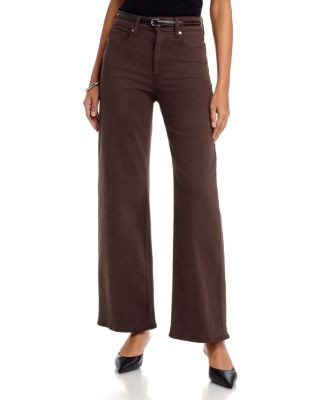 Anessa High Rise Wide Leg Jeans in Rich Chocolate | Bloomingdale's (US)