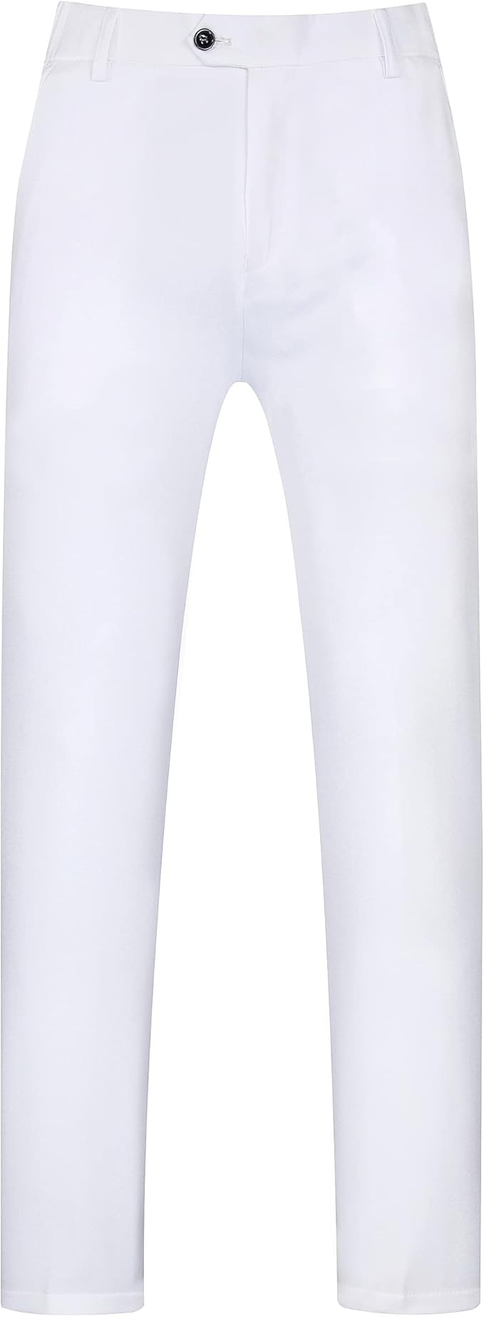 Keevoom Mens Stretch Slim Fit Front Flat Casual Dress Pants | Amazon (US)