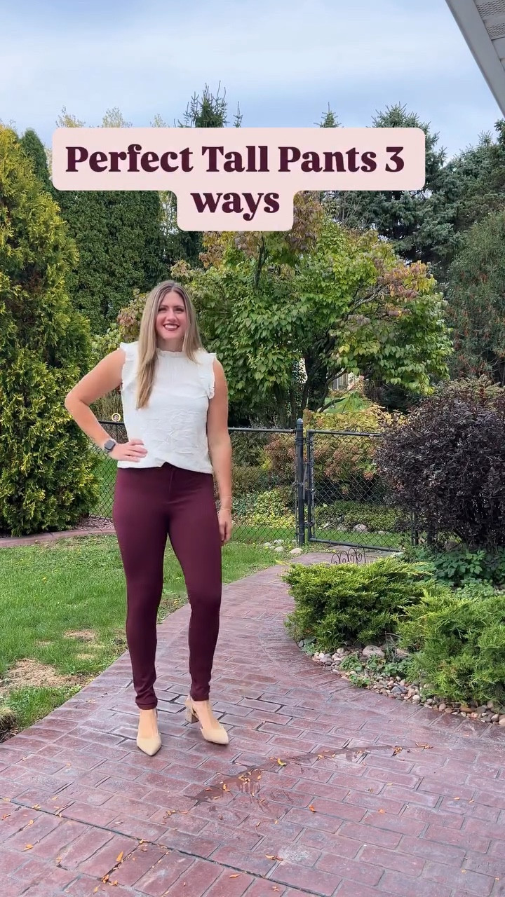 These pants are 100% tall girl approved! They make me excited for fall 🍁! Plus it’s amazing when you don’t have to choose between comfort and looking put together. They are work approved, church approved, and I won’t be rushing to change for curling up on the couch for an afternoon of football! Everything linked on LtK!
#partnership #americantall #wethetall #tallpantswomen

#LTKFindsUnder100 #LTKTall #LTKMidsize