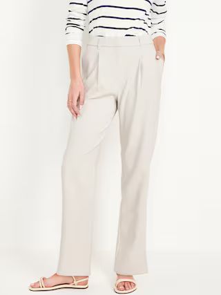 Extra High-Waisted Relaxed Slim Taylor Pants | Old Navy (US)