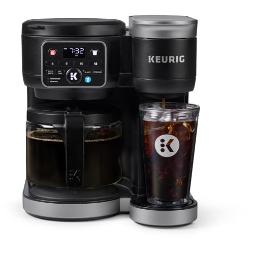 Keurig K-Duo Hot & Iced Single Serve & Carafe Coffee Maker, MultiStream Technology, 72oz Reservoir (Gen 2) | Amazon (US)