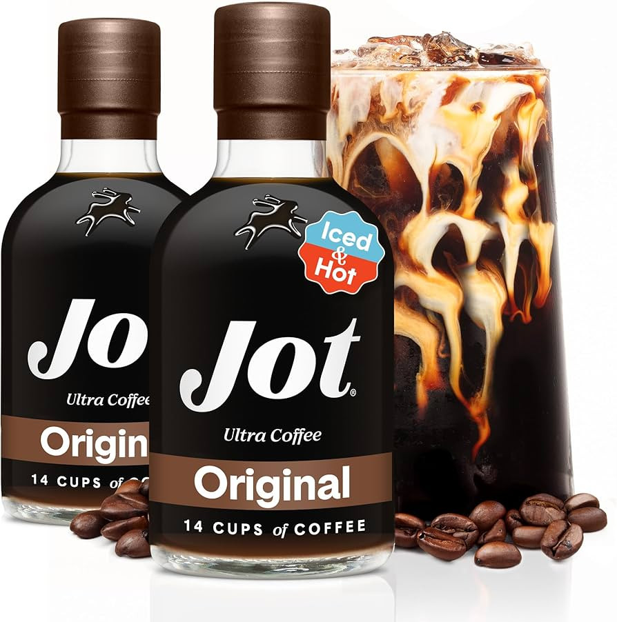 Jot Coffee Concentrate (Original 2pk) - High Caffeine Instant Cold Brew Coffee, Iced Coffee Insta... | Amazon (US)