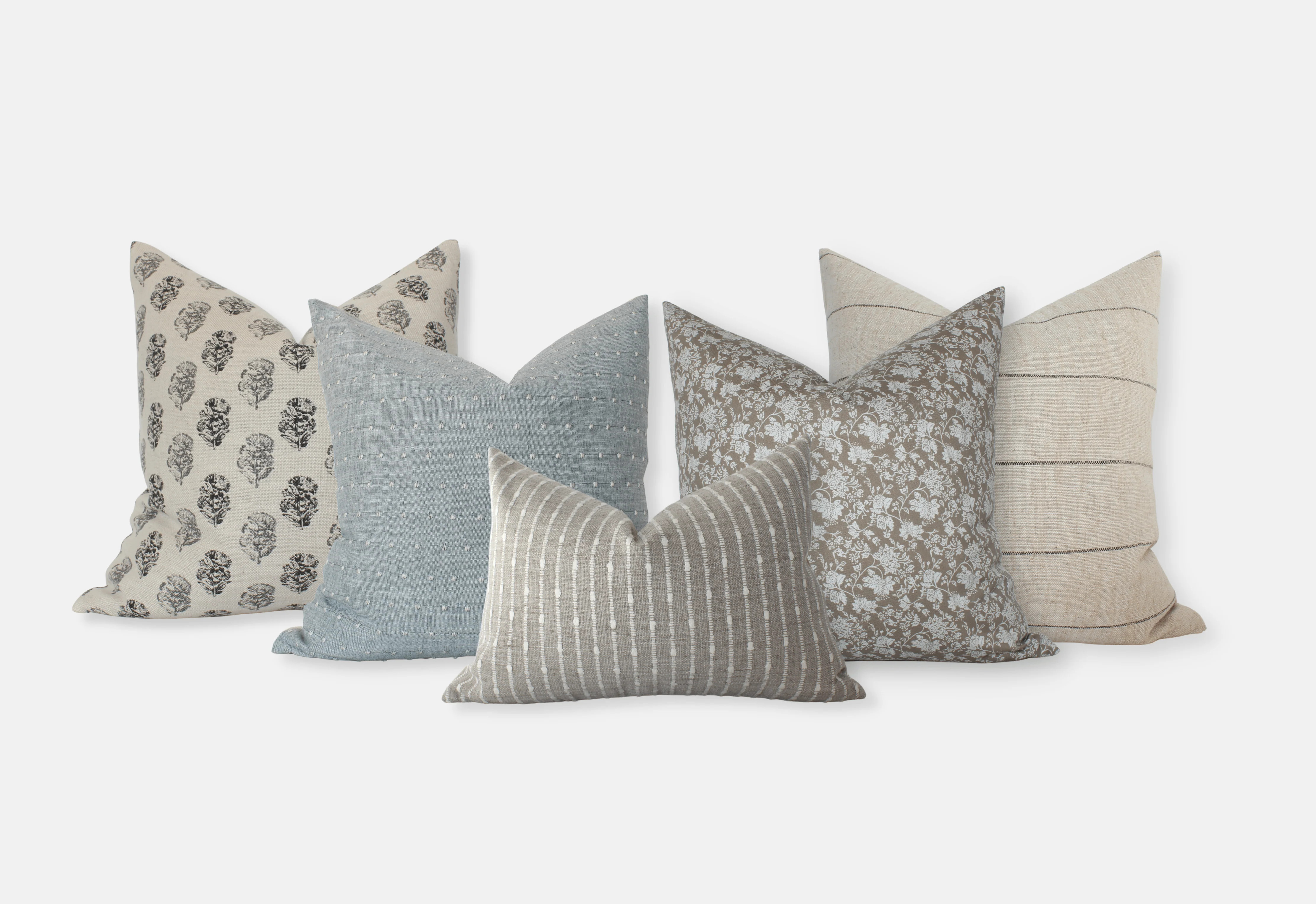 Mai Sofa Pillow Combo | Set of 5 | Textileish Designs