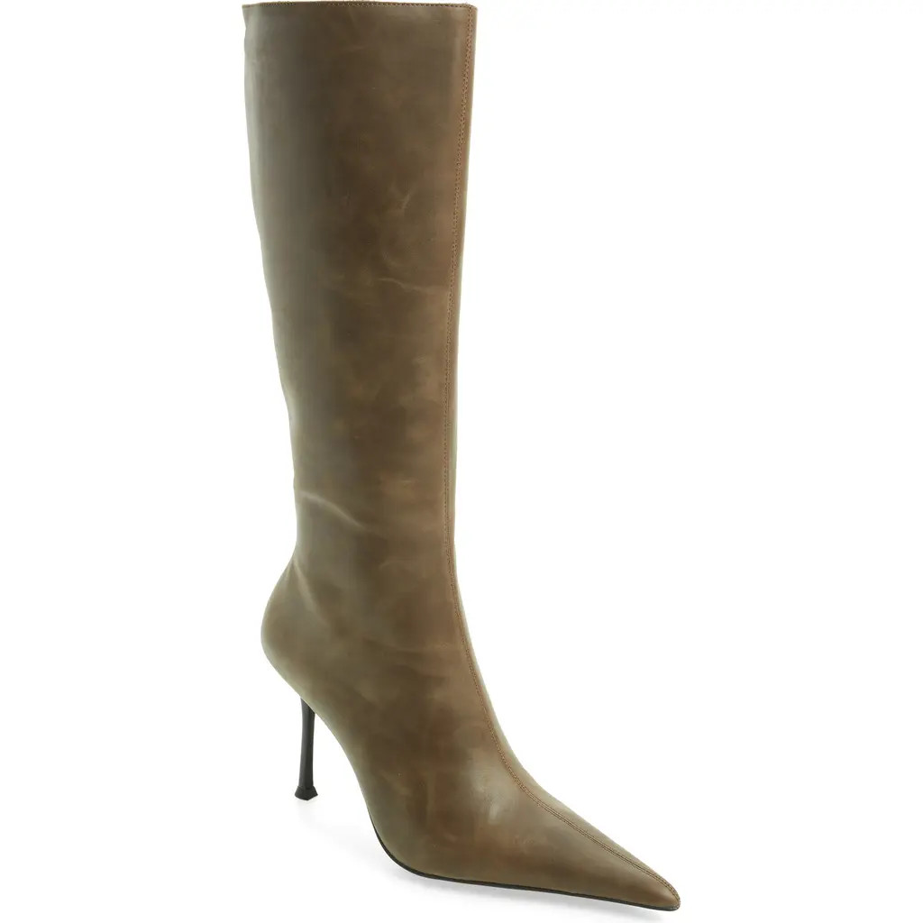 Jeffrey Campbell Darling Pointed Toe Boot in Taupe Distressed at Nordstrom, Size 5.5 | Nordstrom