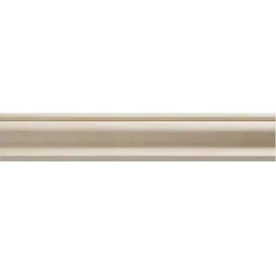 Ornamental Mouldings 1-1/4-in x 8-ft White Hard Unfinished Chair Rail Moulding Lowes.com | Lowe's