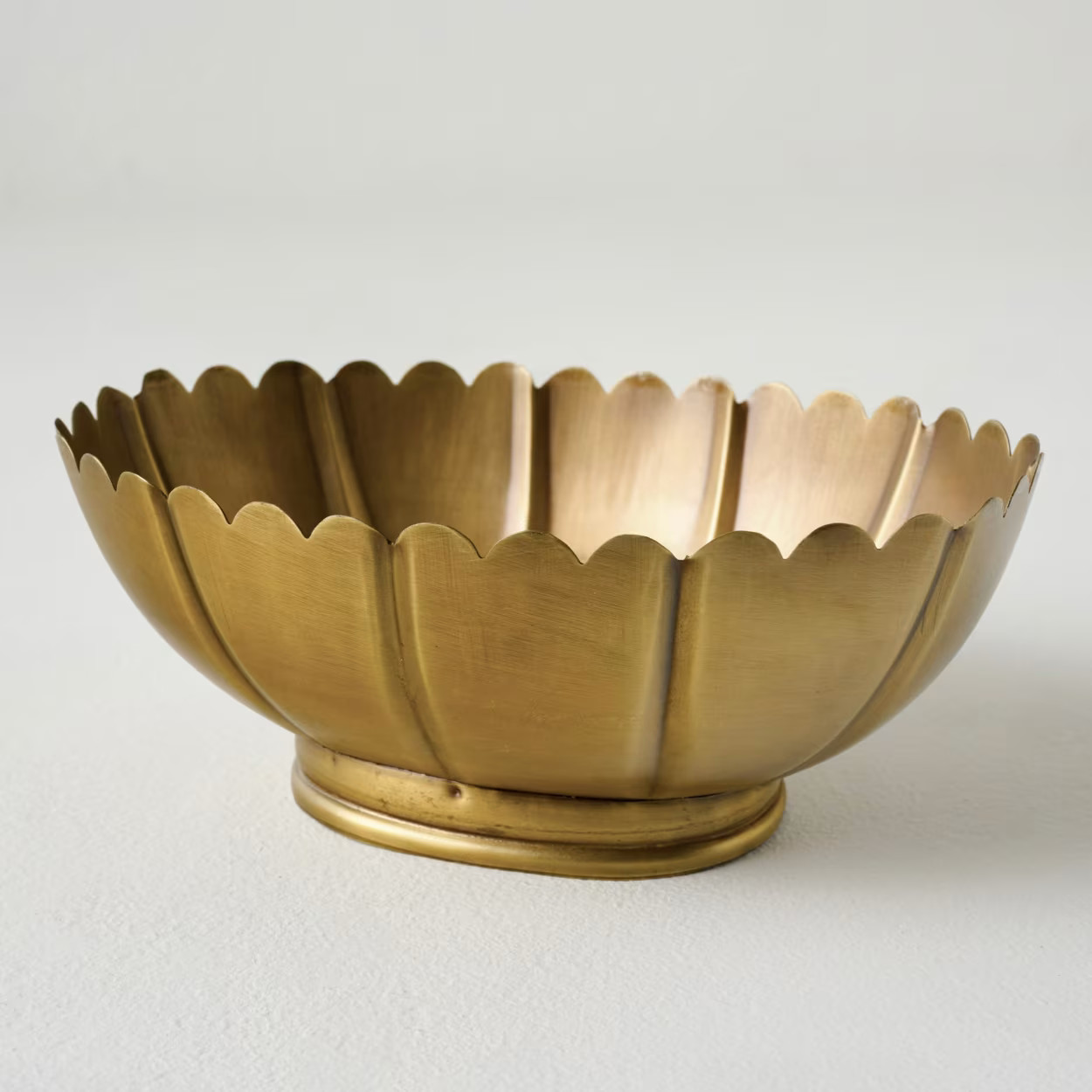Palmer Brass Scalloped Bowl | Magnolia