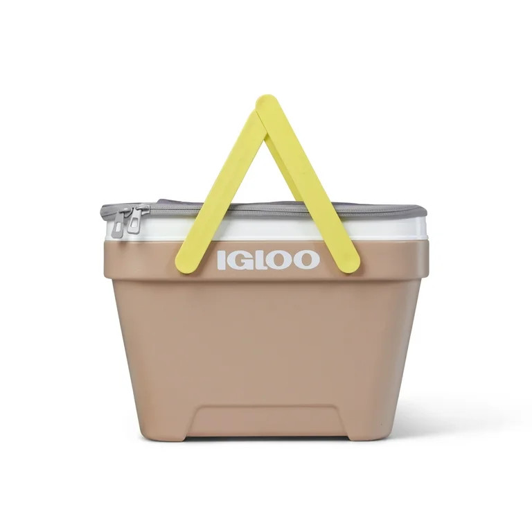Igloo 25 qt. Picnic Basket Cooler, Tan | Walmart (US)