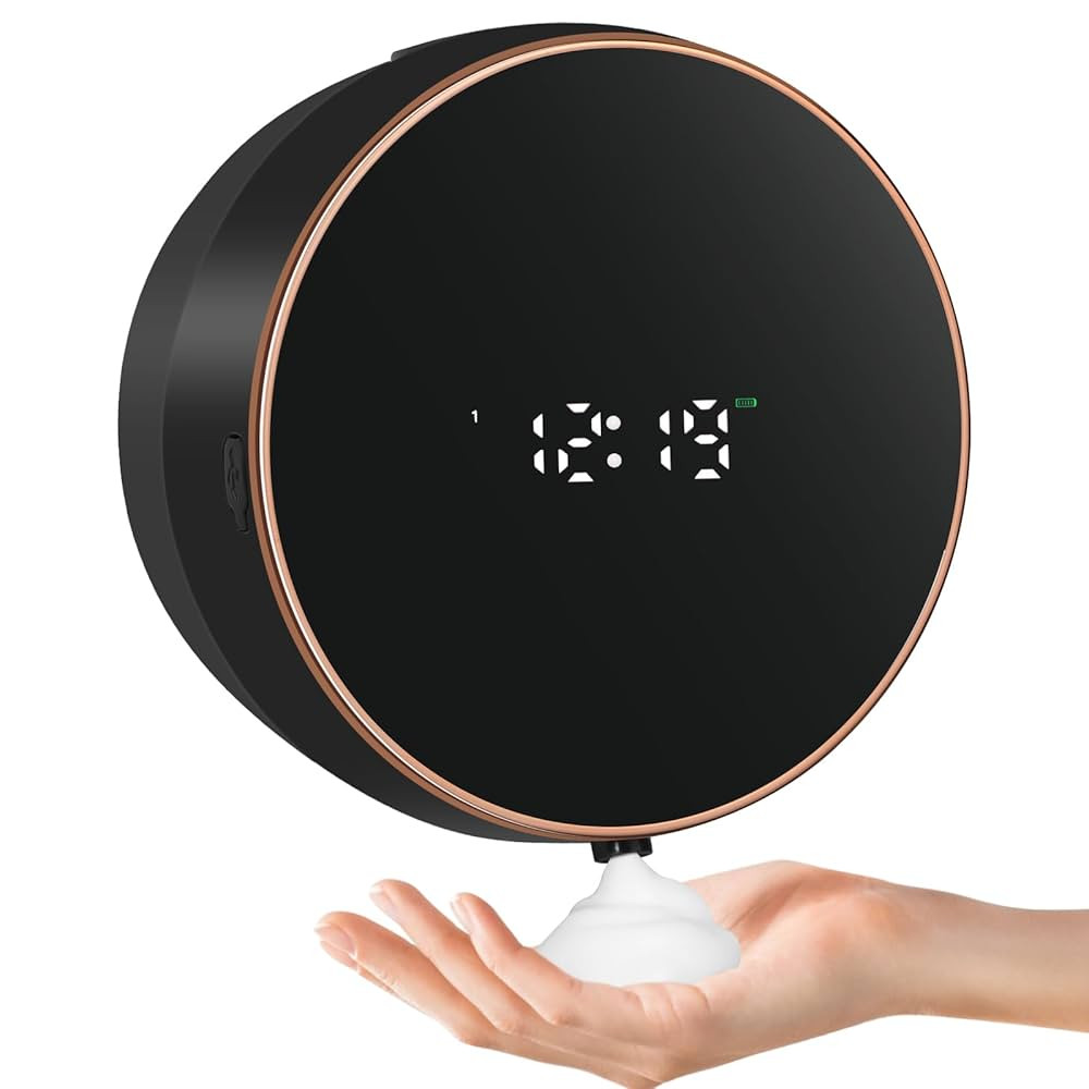 Automatic Soap Dispenser Foam Bathroom: Wall Mount Rechargeable Touchless Adjustable Auto Smart E... | Amazon (US)