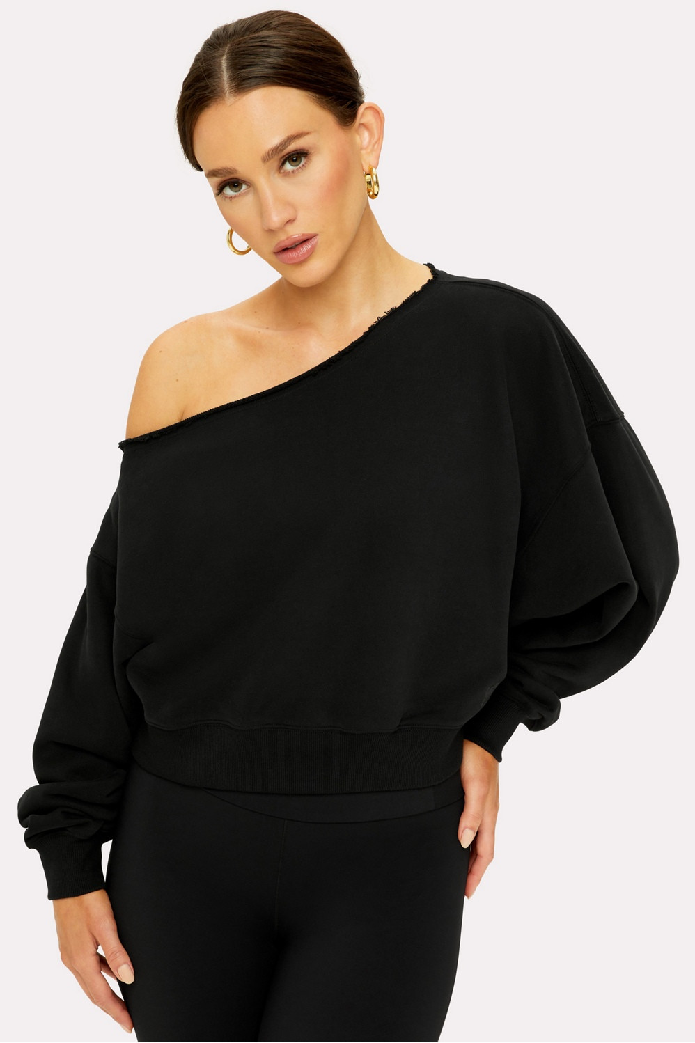 Everyday Off-The-Shoulder Sweatshirt | Fabletics - North America