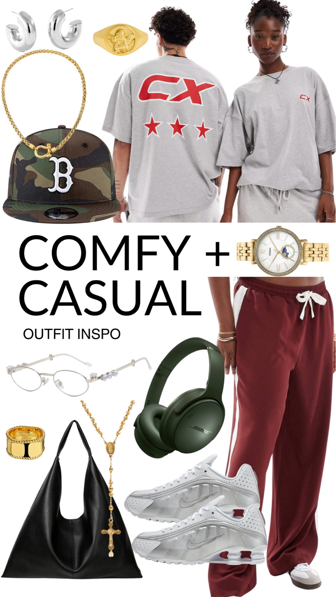 Comfy + casual outfit inspo🫡

#summeroutfit #streetwear #streetstyle #plussizeoutfit #curvyoutfit #trackspants #graphictee 