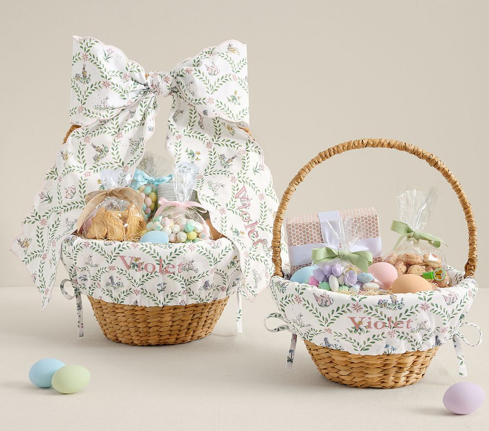 Riley Sheehey Scallop Icon Easter Basket Liner | Pottery Barn Kids