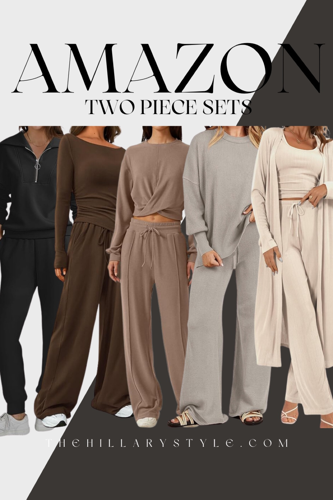 Amazon Two Piece Sets 

Amazon fashion, Amazon women’s fashion, casual fashion, fashion finds, two piece sets, errands outfits, jogger set  

#LTKStyleTip #LTKFitness #LTKOver40