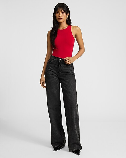 Body Contour Compression High Neck Bodysuit | Express