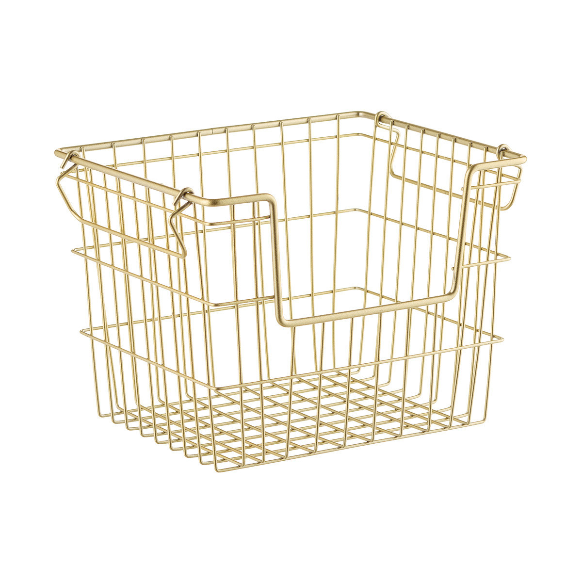 The Container Store Metal Wire Stacking Basket | The Container Store